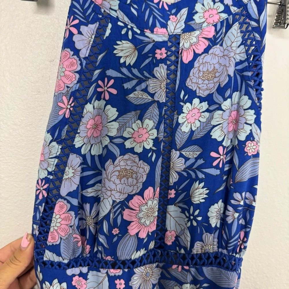 Abel The Label Blue Bell Cottage Floral Maxi Dress‎ - Picture 5 of 9